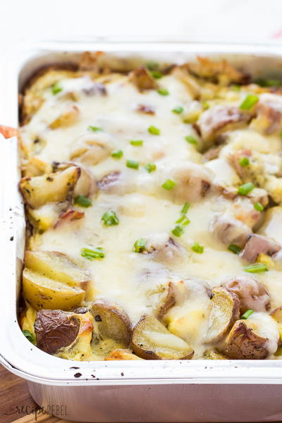 No Dishes Grilled Breakfast Casserole