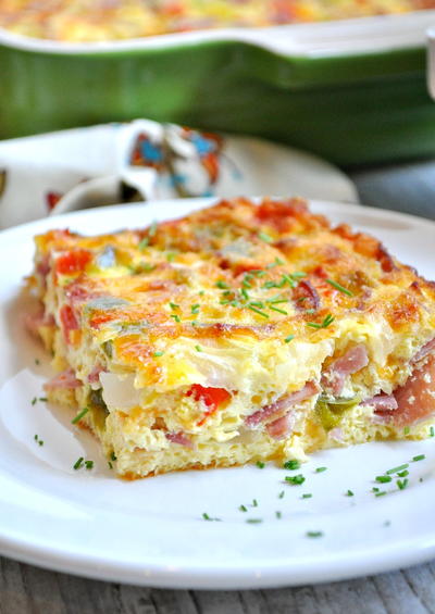 Baked Western Omelet Baked Western Omelet