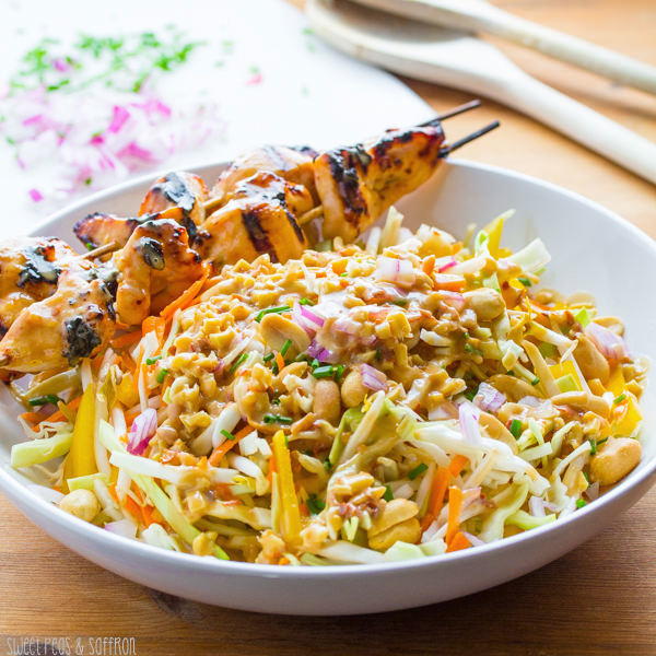 Chicken Satay Salad Chicken Satay Salad