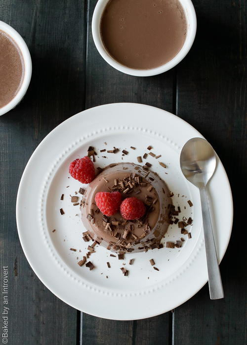 Chocolate Almond Milk Panna Cotta Chocolate Almond Milk Panna Cotta