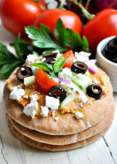 Marvelous Mediterranean Pita Bites