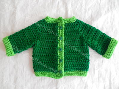 Two Tone Baby Sweater