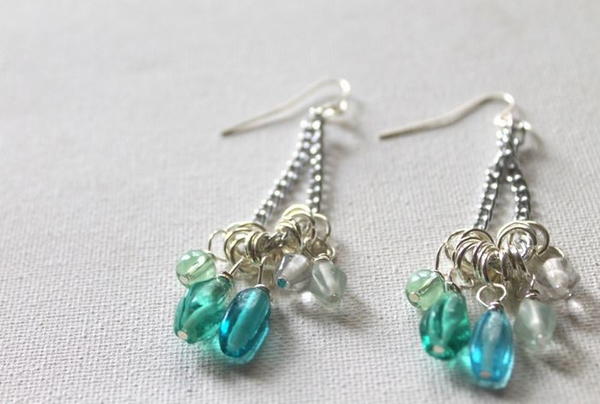 Frozen Inspired Ombre DIY Earrings Frozen Inspired Ombre DIY Earrings