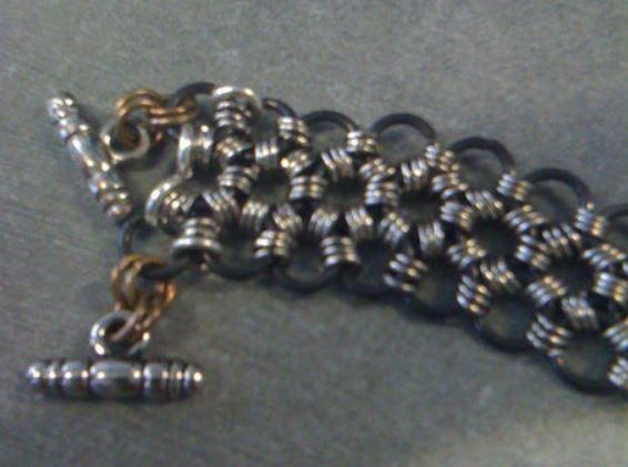 Intricate Japanese Chainmaille Pattern Intricate Japanaese Chainmaille Pattern