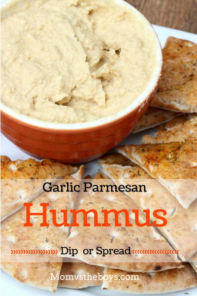 Garlic Parmesan Hummus