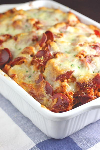 Pizza Pasta Bake Pizza Pasta Bake