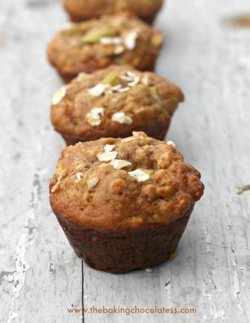 Apple Peanut Butter Mini Muffins