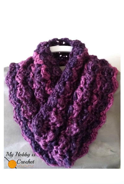 Purple Paris Cowl