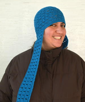 Unconventional Crochet Aviator Hat