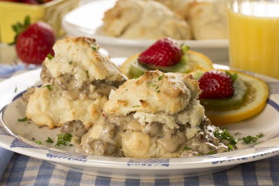 Homemade Biscuits and Gravy