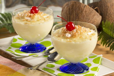 Homemade Coconut Pudding