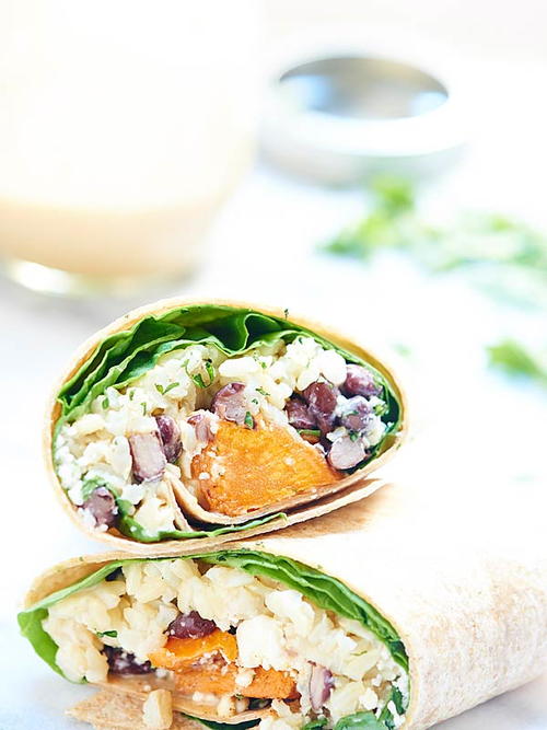 Healthy Sweet Potato Wrap Healthy Sweet Potato Wrap
