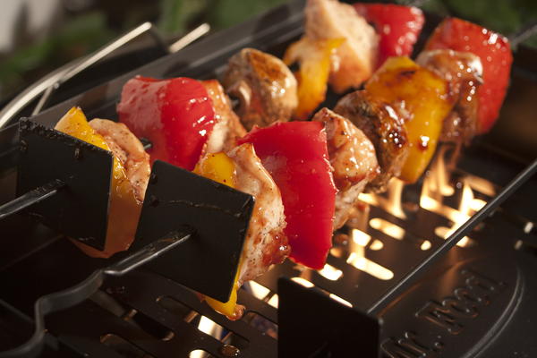 Honey Ginger Chicken Kebabs