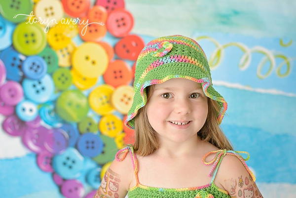 Fruit Punch Sun Hat Pattern
