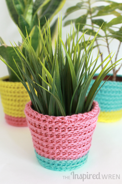 Summer Sherbet Planter Cover