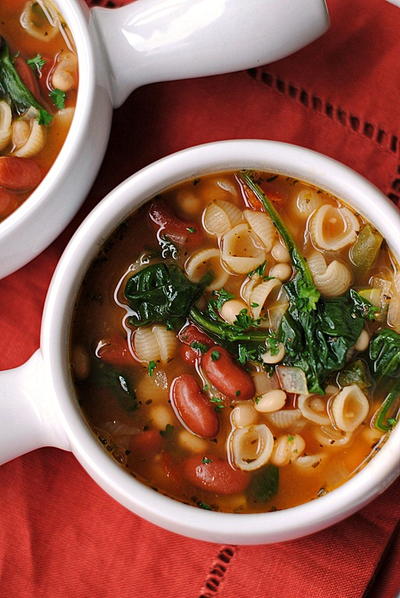 Olive Garden Has Nothing on This Minestrone Soup Olive Garden-Inspired Minestrone Soup