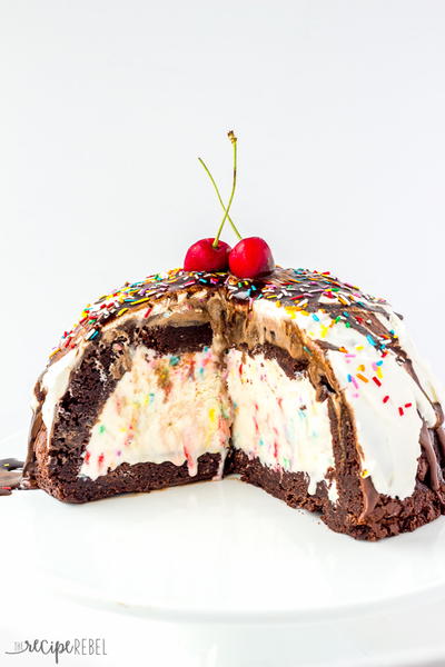 Ice Cream Brownie Mountain Brownie Mountain Ice Cream Cake