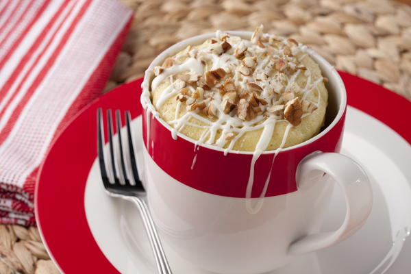 Italian Cream Mug Cakes