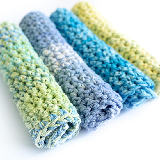 Thick Crochet Dishcloths