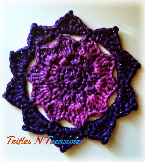 How to Crochet a 10 Point Mandala