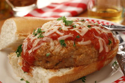 Italian Meat Loaf Sandwich