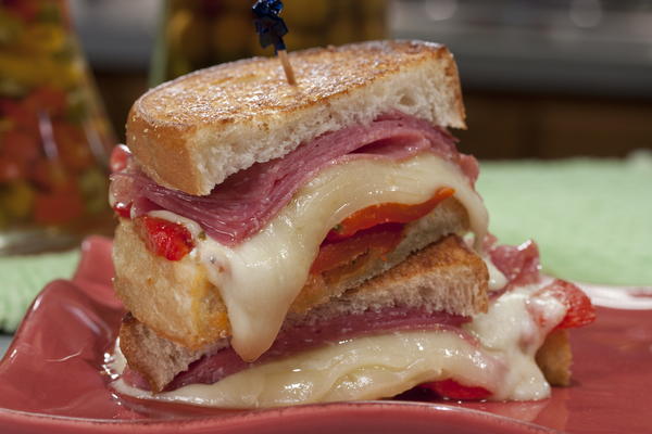 Italian-Antipasto Grilled Cheese Italian Antipasto Grilled Cheese