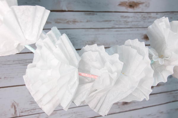 Simple Coffee Filter Garland Simple Coffee Filter Garland