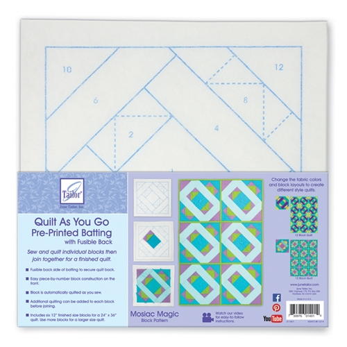 Quilt As You Go PrePrinted Batting