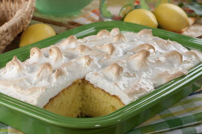 Lemon Meringue Cake