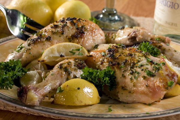 Lemony Garlic Chicken