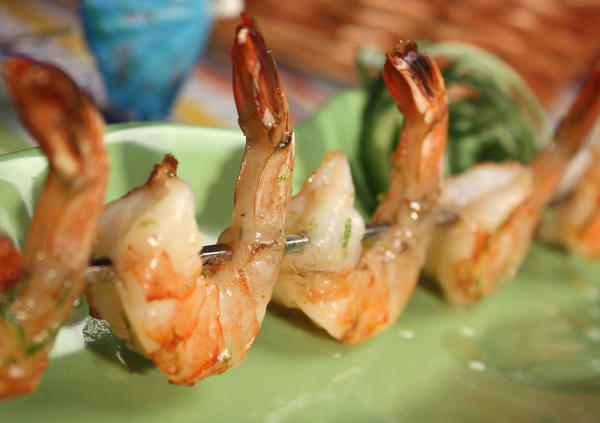 Lime Shrimp Skewers
