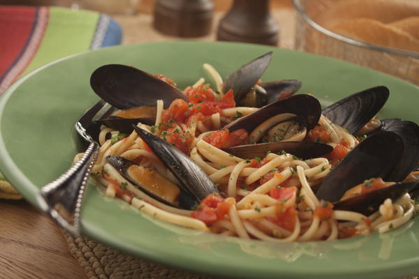Linguine with Mussels Linguine with Mussels