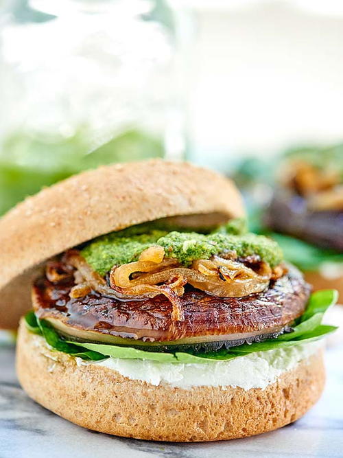 Portobello Mushroom Burgers Portobello Mushroom Burger