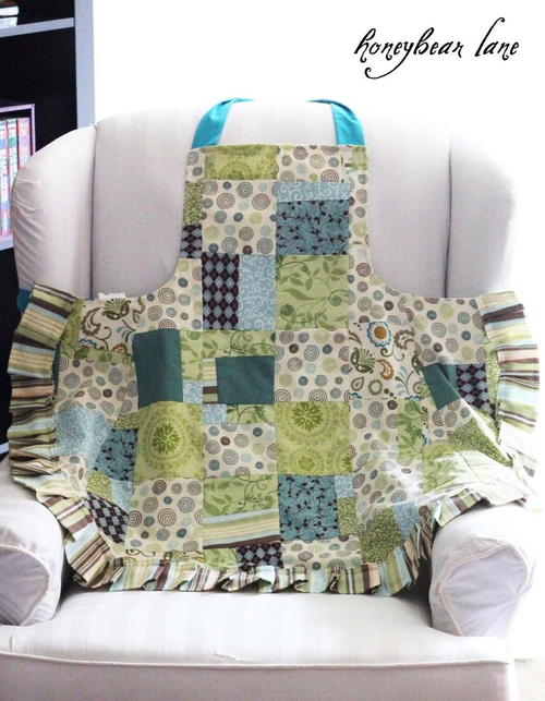 Lined Patchwork Apron