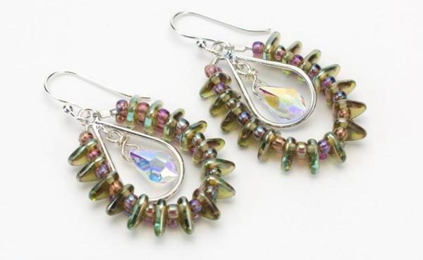 Crystal Rainbow DIY Earrings Crystal Rainbow DIY Earrings