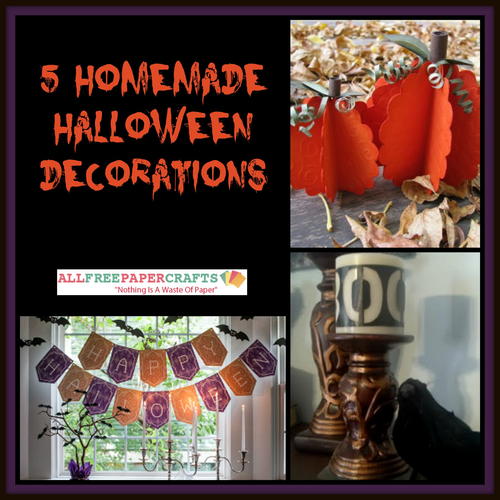 5 Homemade Halloween Decorations 5 Homemade Halloween Decorations