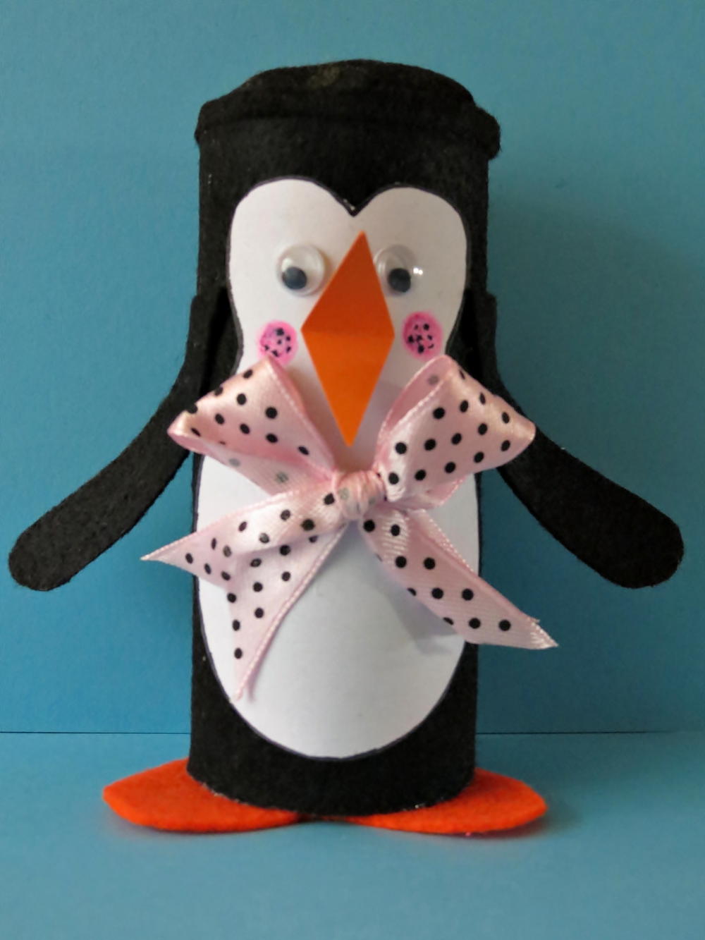 Winter Penguin Toilet Paper Roll Craft | FaveCrafts.com