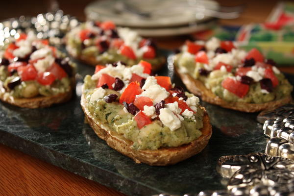 Potato Plank Bruschetta