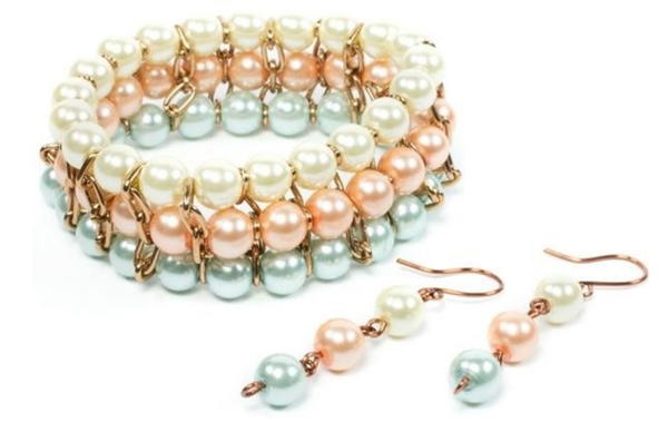 Something Blue Bracelet and Earrings Something Blue Bracelet and Earrings