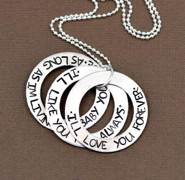 I'll Love You Forever Necklace Ill Love You Forever Necklace