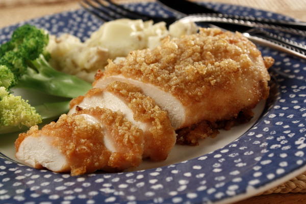 Parmesan-Crusted Chicken Parmesan-Crusted Chicken