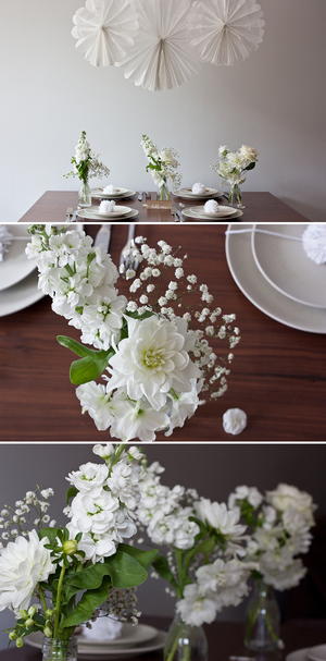 DIY White Wedding Flower Arrangements DIY White Wedding Flower Arrangements