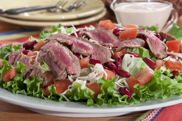 Taco Steak Salad Taco Steak Salad