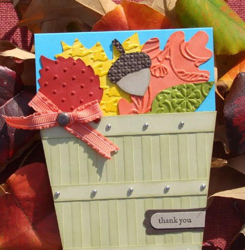 Bushel Basket Leaf Card Bushel Basket Leaf Card