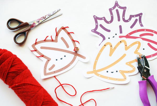 Autumn Leaf Printable Cards Autumn Leaf Printable Cards