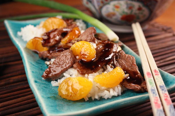 Orange Beef Teriyaki