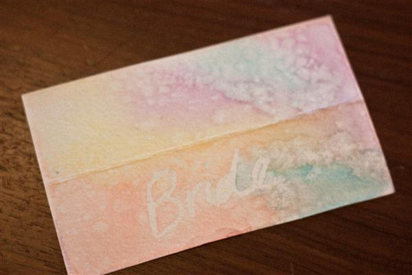 Whimsical Watercolor Place Cards Whimsical Watercolor Place Cards