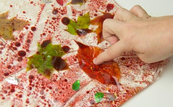 Leaf Sensory Bags Leaf Sensory Bags