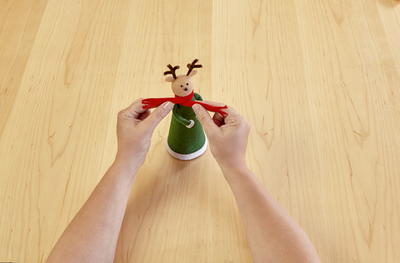 Christmas Trio Mantel Decor Christmas Trio Mantel Decor