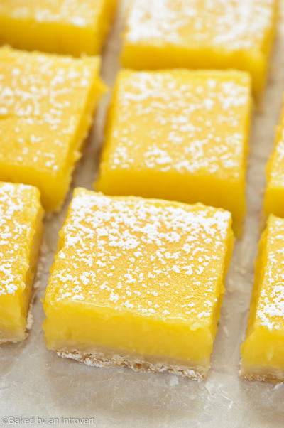 Real Deal Lemon Bars Lemon Bars